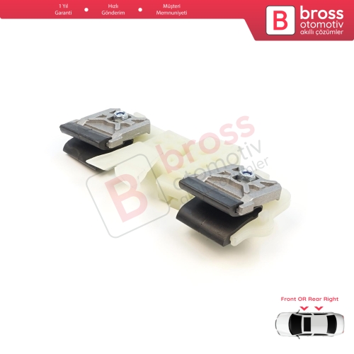 Ford Fiesta MK6 CB1 CCN JA8 JR8 2008-2017 4/5 Kapı 1568365 1567309 İçin Sağ Kapı Cam Kriko Tamir Klipsi