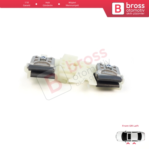 Ford Fiesta MK6 CB1 CCN JA8 JR8 2008-2017 4/5 Kapı 1573811 1568451 İçin Sol Kapı Cam Kriko Tamir Klipsi