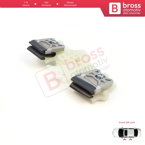 Ford Fiesta MK6 CB1 CCN JA8 JR8 2008-2017 4/5 Kapı 1573811 1568451 İçin Sol Kapı Cam Kriko Tamir Klipsi