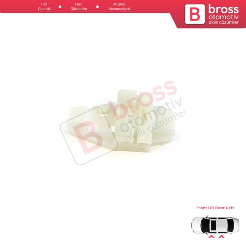 Renault Scenic Grand Scenic MK2 JM0/1 2003-2009 8200118777 İçin Ön veya Arka Sol Kapı Cam Kriko Tamir Klipsi