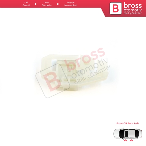 Renault Scenic Grand Scenic MK2 JM0/1 2003-2009 8200118777 İçin Ön veya Arka Sol Kapı Cam Kriko Tamir Klipsi