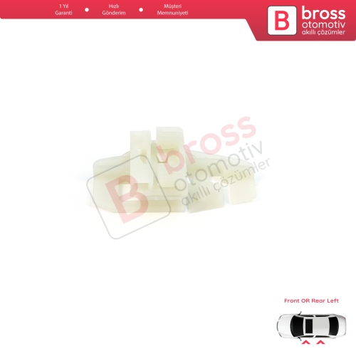 Renault Scenic Grand Scenic MK2 JM0/1 2003-2009 8200118777 İçin Ön veya Arka Sol Kapı Cam Kriko Tamir Klipsi