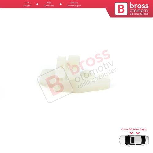 Renault Scenic Grand Scenic MK2 JM0/1 2003-2009 8200118775 İçin Ön veya Arka Sağ Kapı Cam Kriko Tamir Klipsi