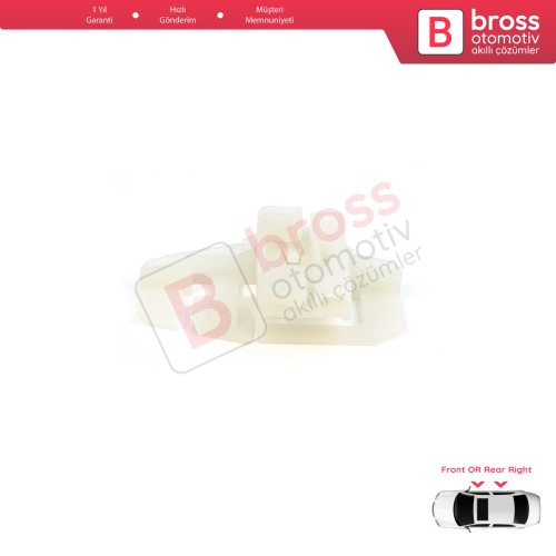 Renault Scenic Grand Scenic MK2 JM0/1 2003-2009 8200118775 İçin Ön veya Arka Sağ Kapı Cam Kriko Tamir Klipsi