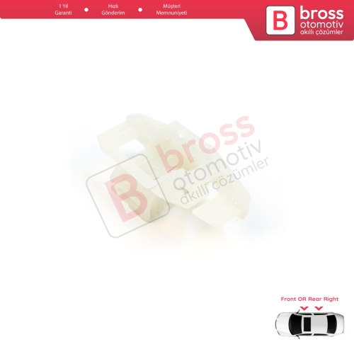 Renault Scenic Grand Scenic MK2 JM0/1 2003-2009 8200118775 İçin Ön veya Arka Sağ Kapı Cam Kriko Tamir Klipsi