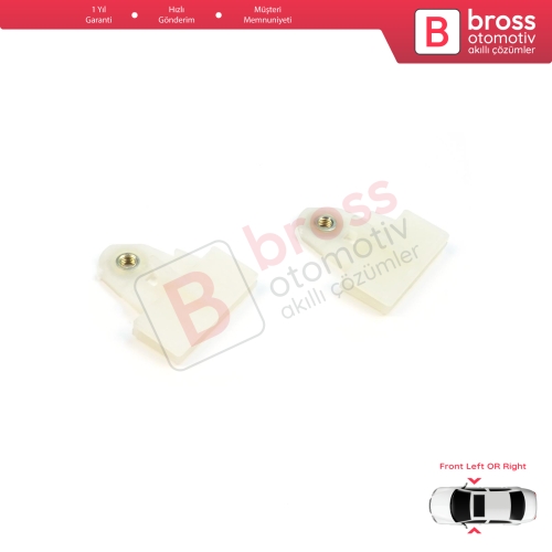 Nissan Qashqai J10 Note E11 Micra K12 Pathfinder R51 Primera P11 İçin Ön Kapı Cam Tutucu Taşıyıcı Kızak Klipsi