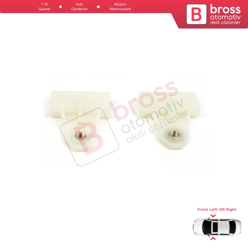 Nissan Qashqai J10 Note E11 Micra K12 Pathfinder R51 Primera P11 İçin Ön Kapı Cam Tutucu Taşıyıcı Kızak Klipsi