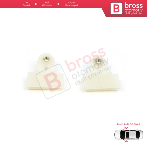 Nissan Qashqai J10 Note E11 Micra K12 Pathfinder R51 Primera P11 İçin Ön Kapı Cam Tutucu Taşıyıcı Kızak Klipsi