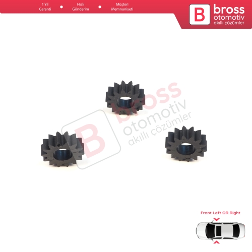 Cadillac Escalade 2010-2014 Lexus LS MK4 XF40 Schukra 2010002F için Ön Koltuk Bel Desteği Motor Dişlisi