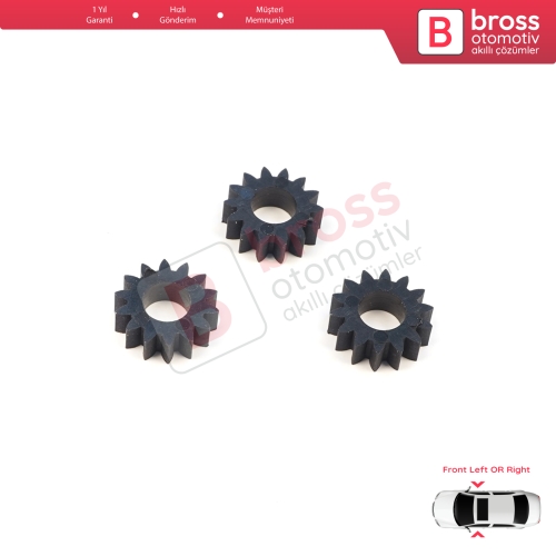 Acura MDX MK2 Honda CR-V MK3 RE 2006-2012 Schukra 2010002F için Ön Koltuk Bel Desteği Motor Dişlisi