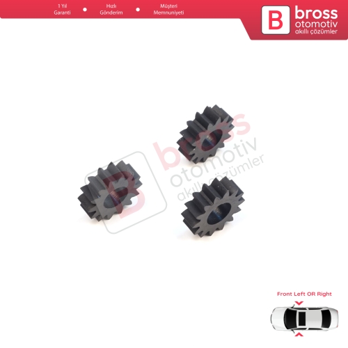 Acura MDX MK2 Honda CR-V MK3 RE 2006-2012 Schukra 2010002F için Ön Koltuk Bel Desteği Motor Dişlisi